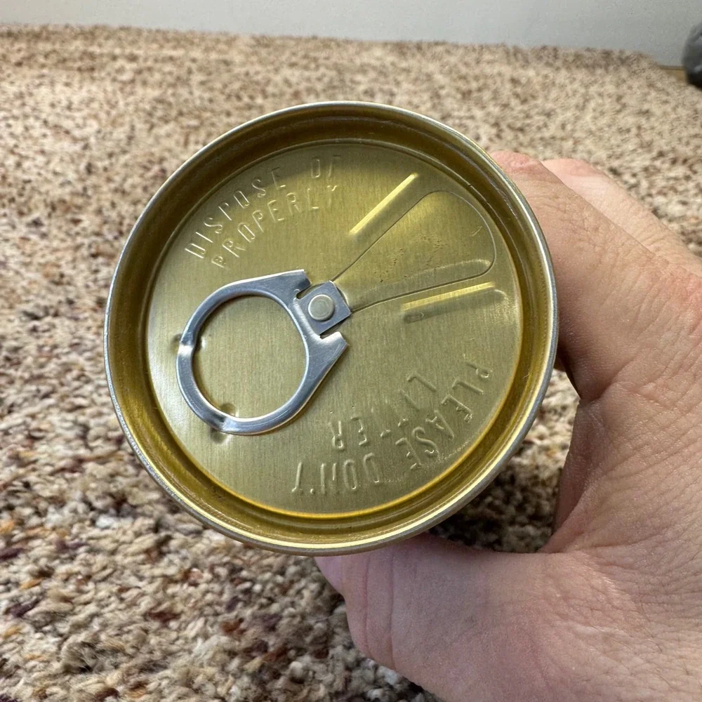 Vintage Wunderbar European Style Pilsner Beer Supreme 12oz Pull Tab‎ Can Gold